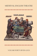 Cover: Medieval English Theatre 47 - D.S. Brewer