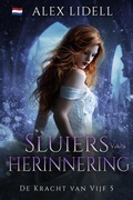Cover: Sluiers van Herinnering (De Kracht van Vijf, #5) - Alex Lidell