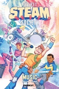 Cover: Secret S.T.E.A.M. Society: Music - Papercutz