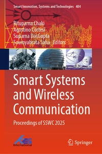 Enlarge image Cover: Smart Systems and Wireless Communication - Springer