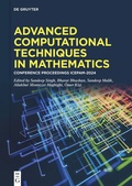 Cover: Advanced Computational Techniques in Mathematics - De Gruyter