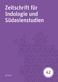 Cover: Zeitschrift f&uuml;r Indologie und S&uuml;dasienstudien, Band 42 (2025) - Buske, H