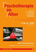 Cover: Psychotherapie im Alter Nr. 53: Neue Therapieformen - Psychotherapie im Alter