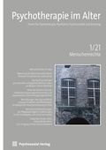 Cover: Psychotherapie im Alter Nr. 69: Menschenrechte, herausgegeben von Julia Haberstroh und Valentina A. Tesky - Psychotherapie im Alter