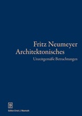 Cover: Architektonisches - W + Z Verlag