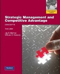 Enlarge image Cover: Concepts, Strategic Management and Competitive Advantage - Pearson