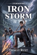 Cover: Iron Storm (Stormspire, #2) - Damon Rust