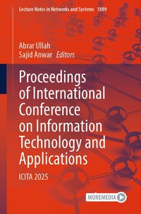 Enlarge image Cover: Proceedings of International Conference on Information Technology and Applications - Springer
