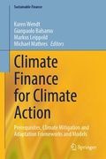 Cover: Climate Finance for Climate Action - Springer