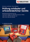 Cover: Pr&uuml;fung ortsfester und ortsver&auml;nderlicher Ger&auml;t - VDE VERLAG