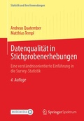 Cover: Datenqualit&auml;t in Stichprobenerhebungen - Springer Spektrum