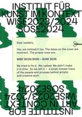 Cover: Masterarbeiten am Institut f&uuml;r Kunst im Kontext WiSe 2024/2025 - SoSe 2025 - Universit&auml;t der K&uuml;nste Berlin