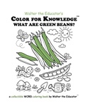 Cover: Color for Knowledge - Walter the Educator's Color for Knowledge(TM) Book Series