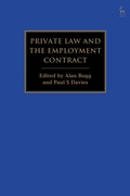 Cover: Private Law and the Employment Contract - Bloomsbury Academic