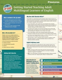 Enlarge image Cover: TESOL Zip Guide: Getting Started With Teaching Adult Multilingual Learners of English - Tesol Press