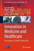 Cover: Innovation in Medicine and Healthcare - Springer