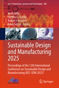 Cover: Sustainable Design and Manufacturing 2025 - Springer