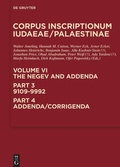 Cover: The Negev and Addenda - De Gruyter