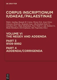Enlarge image Cover: The Negev and Addenda - De Gruyter