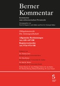 Cover: Aktiengesellschaft, Allgemeine Bestimmungen (Art. 620-647 OR) und Registerwertrechte (Art. 973d-973i OR) - St&auml;mpfli Verlag AG