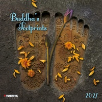 Enlarge image Cover: Buddha's Footprints 2027 - Tushita PaperArt GmbH