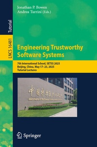 Enlarge image Cover: Engineering Trustworthy Software Systems - Springer