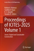 Cover: Proceedings of ICITES-2025 Volume 1 - Springer