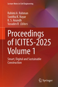 Enlarge image Cover: Proceedings of ICITES-2025 Volume 1 - Springer