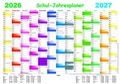 Cover: Schuljahresplaner 2026/2027 - F&M Verlag