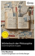 Cover: W&ouml;rterbuch der Philosophie (Zusammengefasste Ausgabe) - Quickie Classics