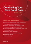 Cover: Conducting Your Own Court Case - Straightforward Publishing