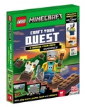 Cover: LEGO (R) Minecraft (TM): Craft Your Quest - A Choose-Your-Path Experience (with exclusive minifigure, LEGO pieces, play scene, poster, book and stickers) - Buster Books
