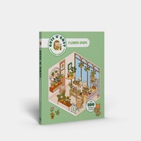Enlarge image Cover: Cute 'n' Cozy Sticker Therapy: Flower Shops - Skittledog