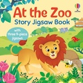 Cover: At the Zoo Story Jigsaw Book - Jigsaw Books