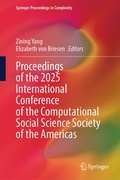 Cover: Proceedings of the 2025 International Conference of The Computational Social Science Society of the Americas - Springer
