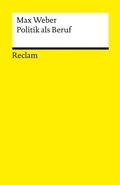 Cover: Politik als Beruf - Reclam