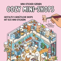 Enlarge image Cover: Mini-Sticker-Szenen - Cozy Mini-Shops - Naumann & Göbel