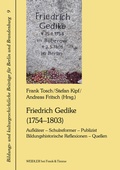 Cover: Friedrich Gedike (1754-1803). Aufkl&auml;rer - Schulreformer - Publizist - Weidler bei Frank & Timme