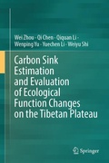 Cover: Carbon Sink Estimation and Evaluation of Ecological Function Changes on the Tibetan Plateau - Springer