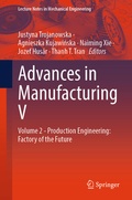 Cover: Advances in Manufacturing V - Springer