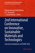 Cover: 2nd International Conference on Innovative, Sustainable Materials and Technologies - Springer