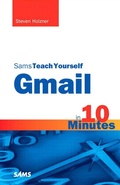 Cover: Sams Teach Yourself Gmail in 10 Minutes - Pearson