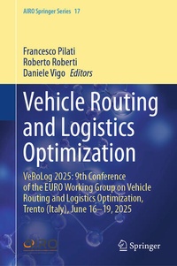 Enlarge image Cover: Vehicle Routing and Logistics Optimization - Springer