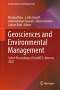 Cover: Geosciences and Environmental Management - Springer