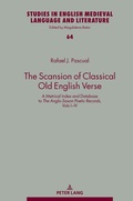 Cover: The Scansion of Classical Old English Verse - Peter Lang Verlag