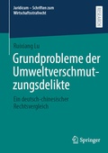 Cover: Grundprobleme der Umweltverschmutzungsdelikte - Springer