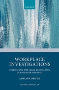 Cover: Workplace Investigations - Oxford University Press