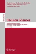 Cover: Decision Sciences - Springer