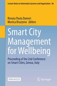 Enlarge image Cover: Smart City Management for Wellbeing - Springer