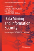 Cover: Data Mining and Information Security - Springer
